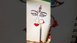 Happy navratri sketch pencil art