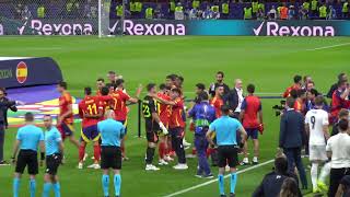 Euro 2024 Final: Spain players' celebration