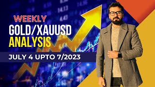 Gold Xauusd weekly Analysis July 4 to 7/2023 By FX Starz | #live