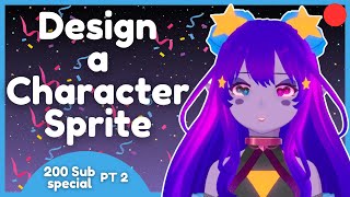 Let's Make a new profile picture - Designing a pixelart character sprite with me!