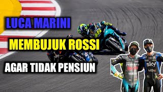 BERITA MOTOGP HARI INI | MARINI MEMBUJUK VALENTINO ROSSI AGAR TIDAK PENSIUN.