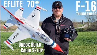 E-flite - F-16 Thunderbirds - 70mm - Unbox, Build, & Radio Setup