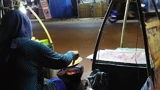 Jajan kerak telor pinggir jalan sagulung Batam #kuliner