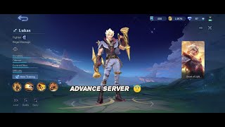 Playing Mlbb Advance Server Live 😎