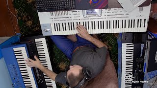 Midi thru box. Запись композиции. Часть 1