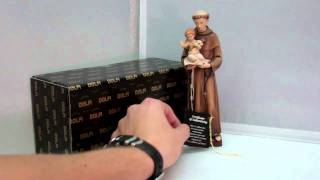 Buy Italian Statues ~ St Anthony Statue Hand Carved Wood