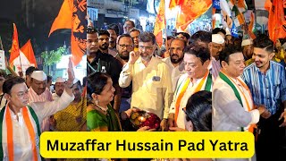 Muzaffar Hussain Mira Road Pad Yatra, जनता का भरपूर समर्थन