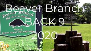 Beaver Branch Disc Golf Course BACK 9 Walkthrough