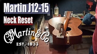 Martin J12-15 Neck Reset Переклейка грифа