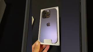 iPhone 14 pro (purple) unboxing