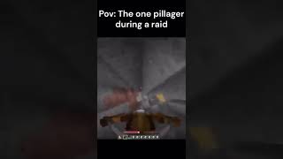 Pillagers in minecraft be like | #gaming #shorts #minecraft