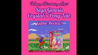 Sega Genesis Crystal’s Pony Tale Game Review!