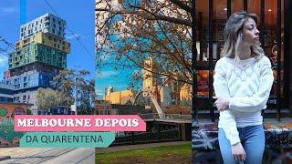 Como está o centro de Melbourne? + Achei comida de graça!