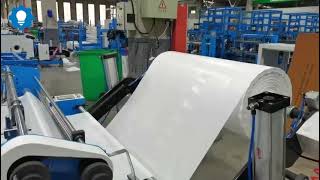 Máy sản xuất túi vải không dệt PP Woven Box Bags Leader Box Bag Making Machine