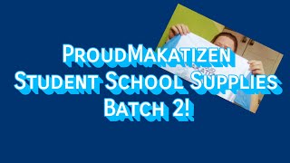 #ProudMakatizen #MyCityMyMakati Batch 2! Makatizen School Supplies / Emer Mendoza