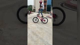 Stunt practice my own ground alhamdulillah 🥳||Dart Moor 26 player ||#motosports #stunt #cycle