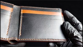 Bifold Wallet Buttero Leather Black. Part II