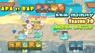 Axie Infinity - APA vs BAP | Aquatic Axie with a Chomp