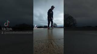 No Comply Fingerflip then stoked to land No Comply Double Fingerflip aswell