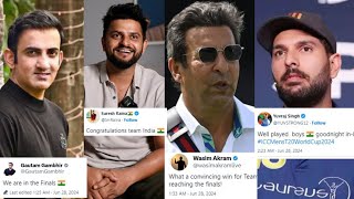 Cricket fraternity reacts after India Defeats England and enters T20 WORLDCUP FINALS | INDvsENG