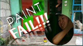 PAINTING OUR HOUSE GATE FAIL (CRYING)