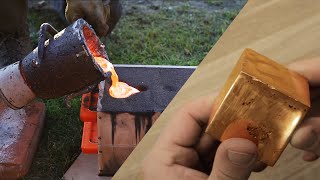 Copper Cube Casting