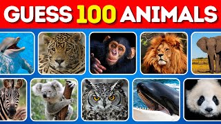 Guess 100 Animals in 3 Seconds | Easy, Medium, Hard, Impossible