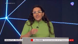 Debate de candidatos a gobernadores de Santa Fe. Eje: políticas económicas y desarrollo productivo