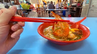 Golden Mile Prawn Noodle  |  Singapore Street Food #Shorts​