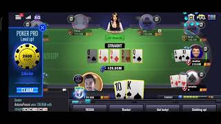 Online Poker 10&K Straight