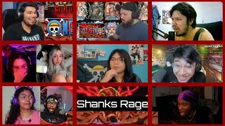 SHANKS ANGER 🤯🔥 SHANKS VS ADMIRAL GREENBULL // REACTION MASHUP // ONE PIECE