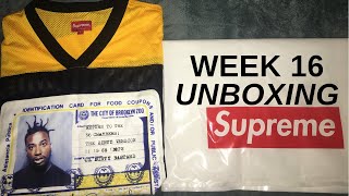 Supreme ODB Gold Football Tee Unboxing