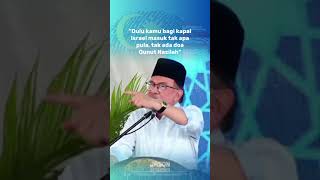 "Dulu kamu bagi kapal Israel masuk tak apa pula, tak ada doa Pulak Qunut Nazilah"