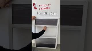 Plasa plisse 2 in 1