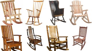 Best 8 Ideas Rustic rocking chair made of wood Designer beautiful handmade wooden furniture