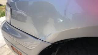 Paintless dent repair using a #dentdial for #dentrepair or #pdr.  This #pdrtool is for dent repair.