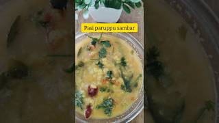 pasi paruppu sambar #moongdal sambar # side dish for idli dosa #simple easy sambar# tiffin sambar