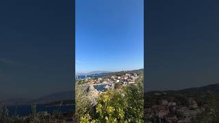 Climbing the walls of Kassiopi Castle