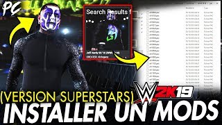 WWE 2K19 PC : COMMENT INSTALLER UN MODS ? JEFF HARDY FACEPAINT [FR]