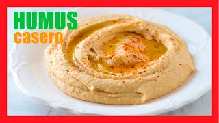 🔴 COMO HACER HUMUS DE GARBANZO en 3 MINUTOS【COCINA FACIL】#humus #humusdegarbanzo