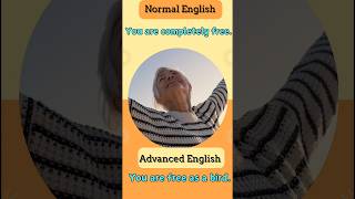 Normal English vs Advanced English #advancedenglish #englishspeaking #conversation #basicenglish