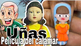 🩸🔫uñas película del calamar🥠 NETFLIX