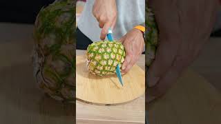 How to cut pineapple on practical way #howto   #home #shorts #fruit