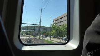 Railroad Crossings in Conshohocken on the Norristown Regional Rail Line