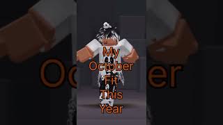 My outfit for october #roblox #outfit #october