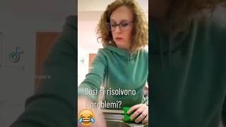 Così si risolvono i problemi? 🤣😜🤣