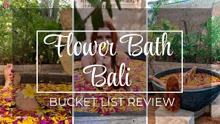 Flower Baths in Bali - Bucket List Review