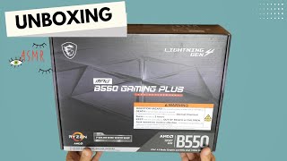 Msi MPG B550 Gaming Plus / Unboxing ASMR no talk