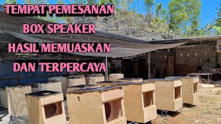 TEMPAT PEMBUATAN BOX SPEAKER  CUSTOM