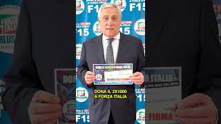 Il tuo supporto è la nostra forza! Dona il 2X1000 a Forza Italia, grazie per il tuoi aiuto!